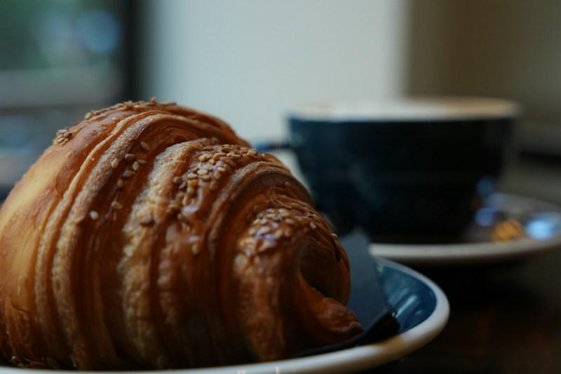 Coffee and pastry